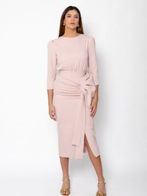 vestido lazo grande