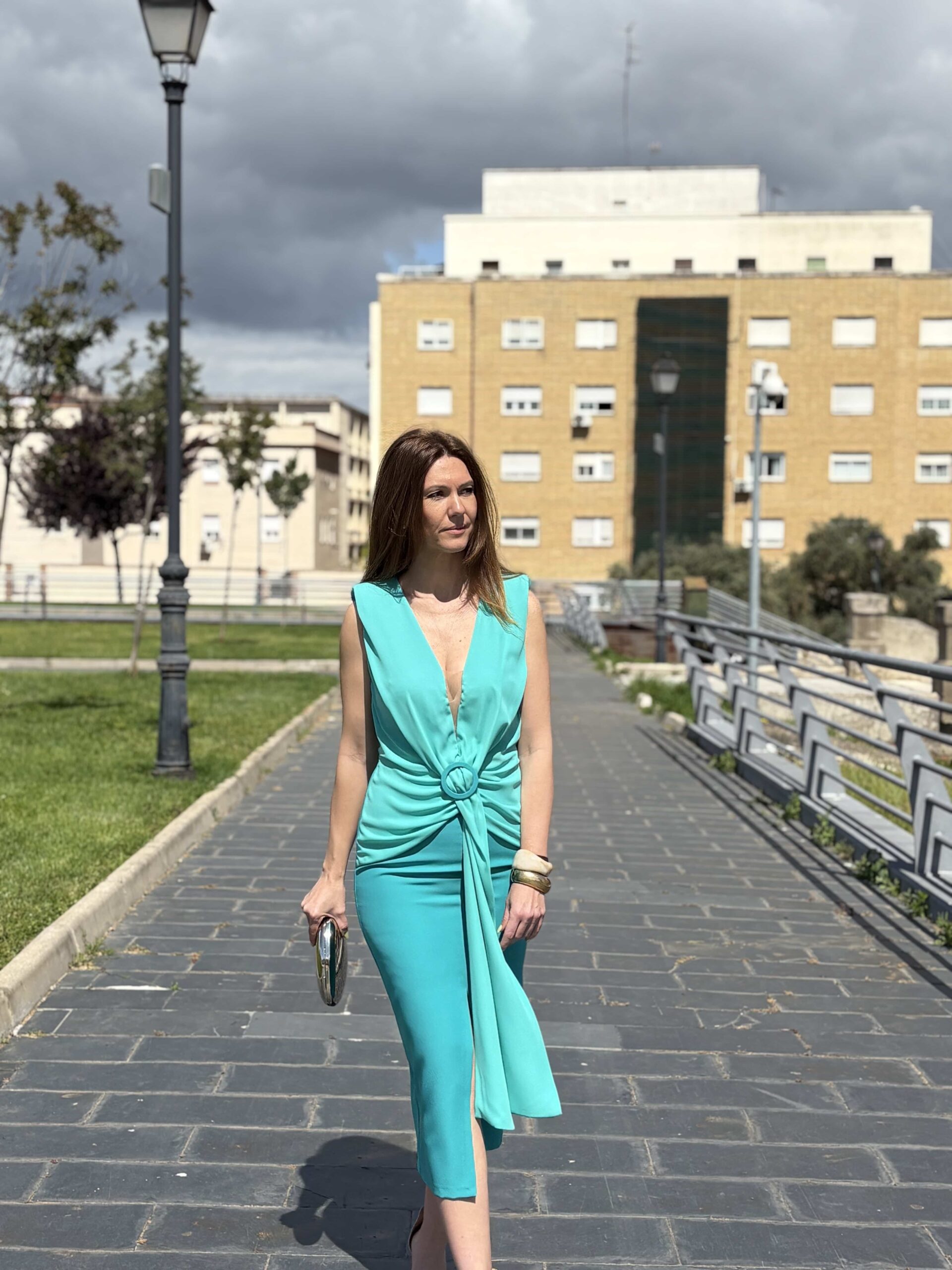 Vestido bicolor - Imagen 2