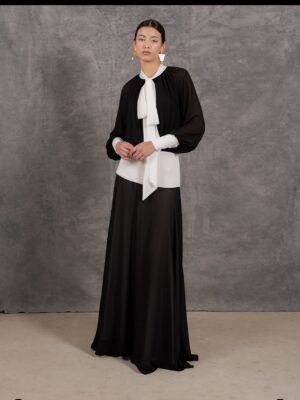 Vestido Extra Largo Sárate Negro