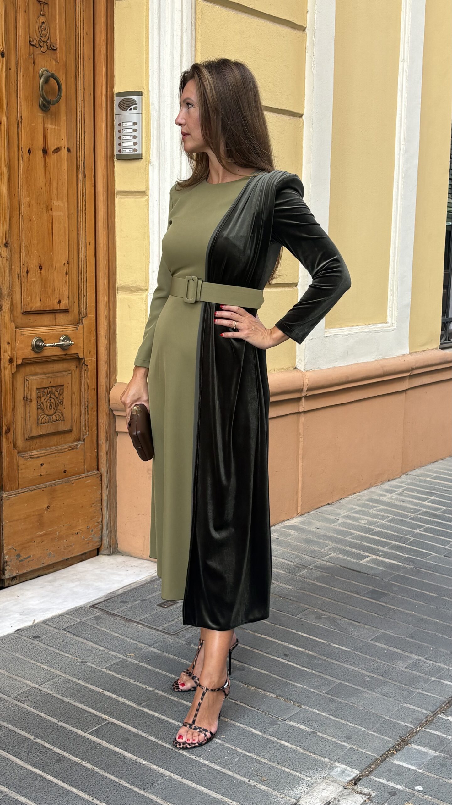 Vestido Pañuelo Terciopelo - Imagen 2