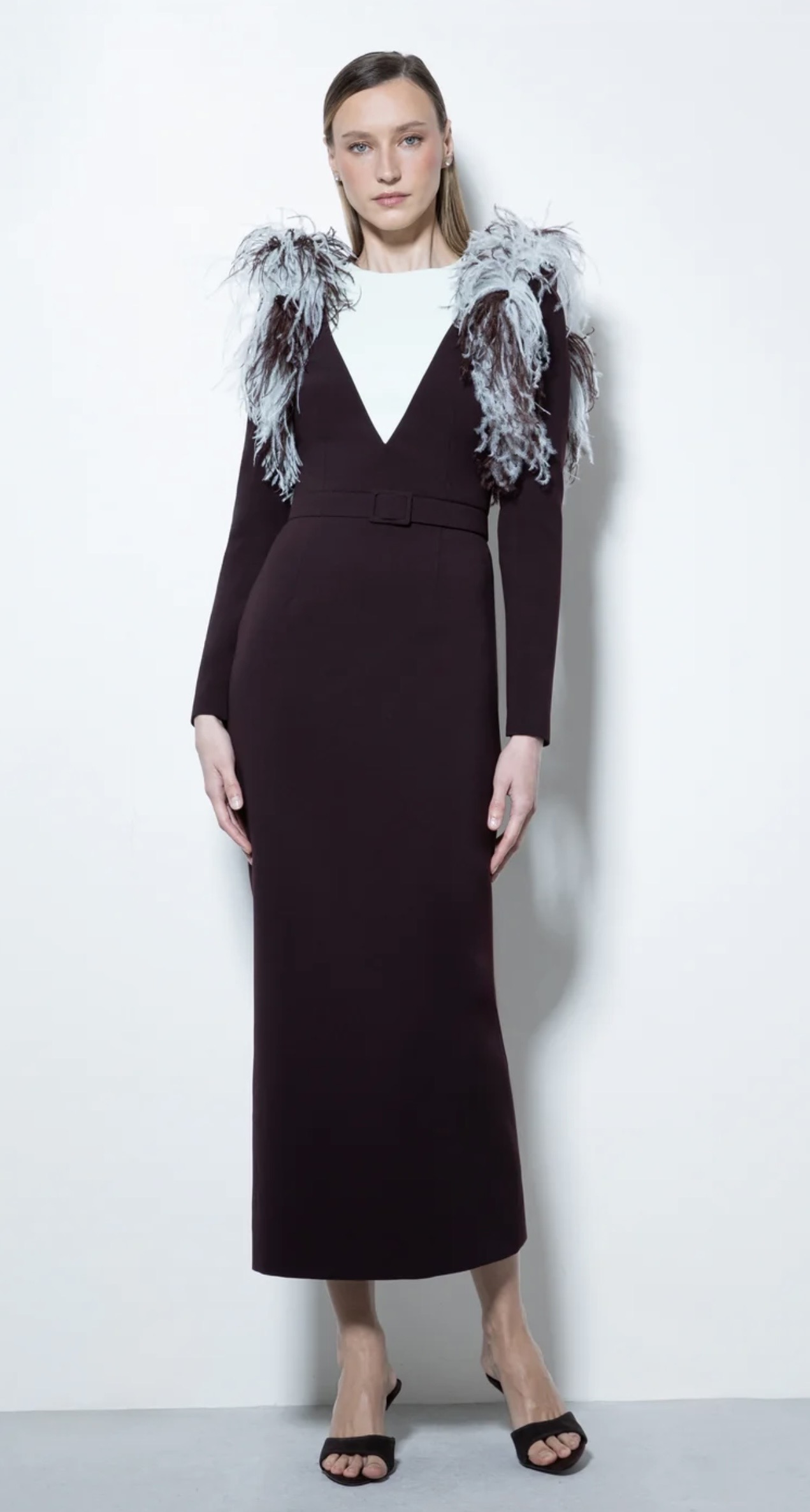 Vestido Rubens Plumas - Imagen 7