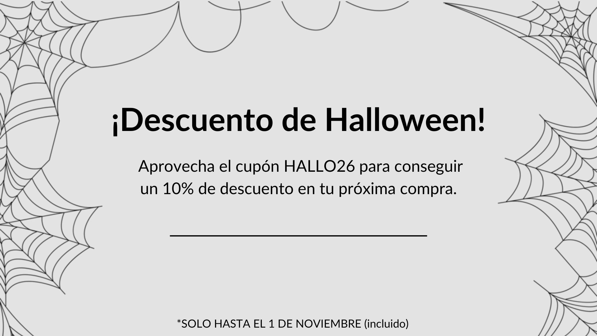 Descuento Halloween